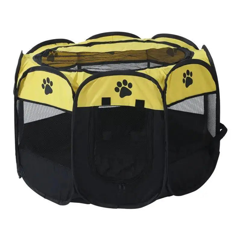 Foldable Outdoor Cat Tent for Summer Use — Pink