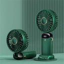 Rechargeable Handheld Fan - LED Digital Display