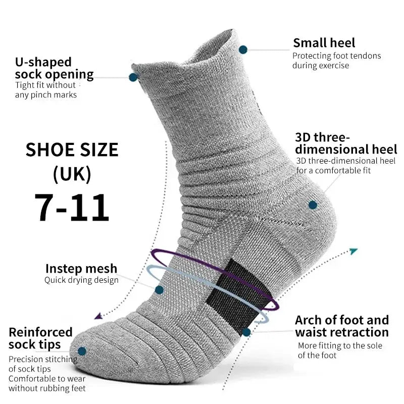 Performance Boosting Non Slip Sports Socks For Men Women