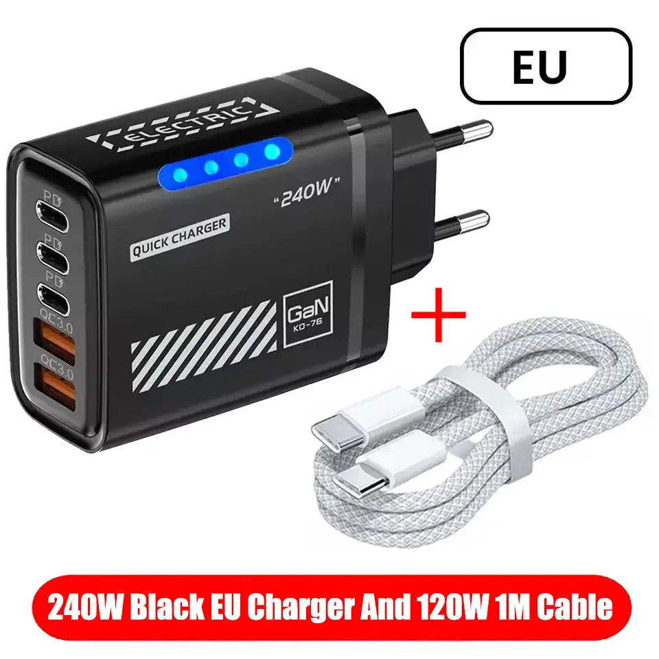GaN Desktop Charger - Fast Charge USB Hub — product view 16