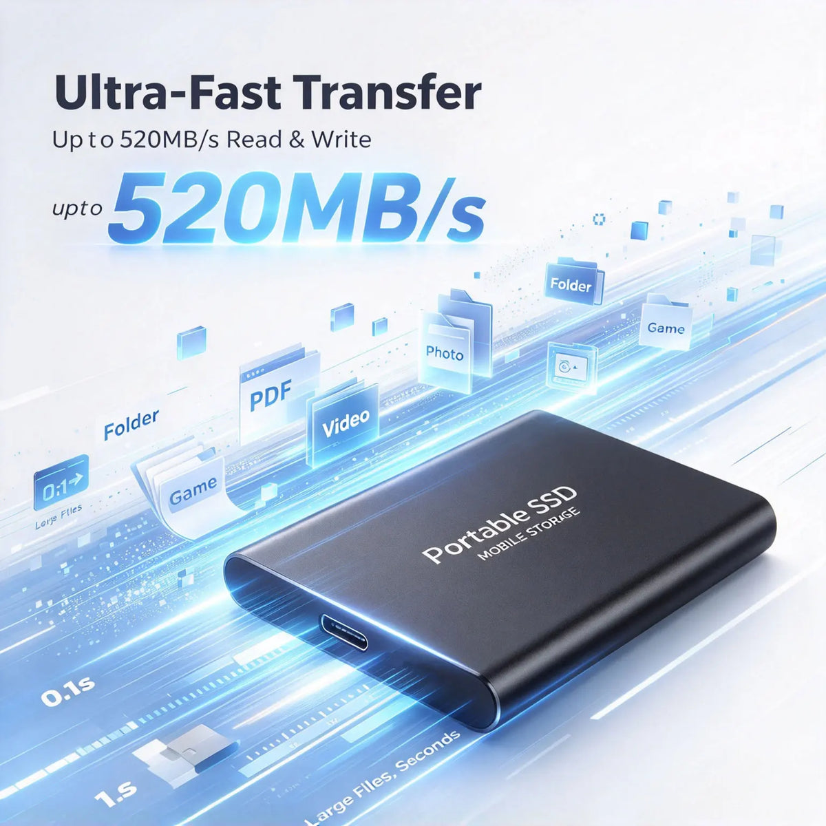 Portable External SSD Drive