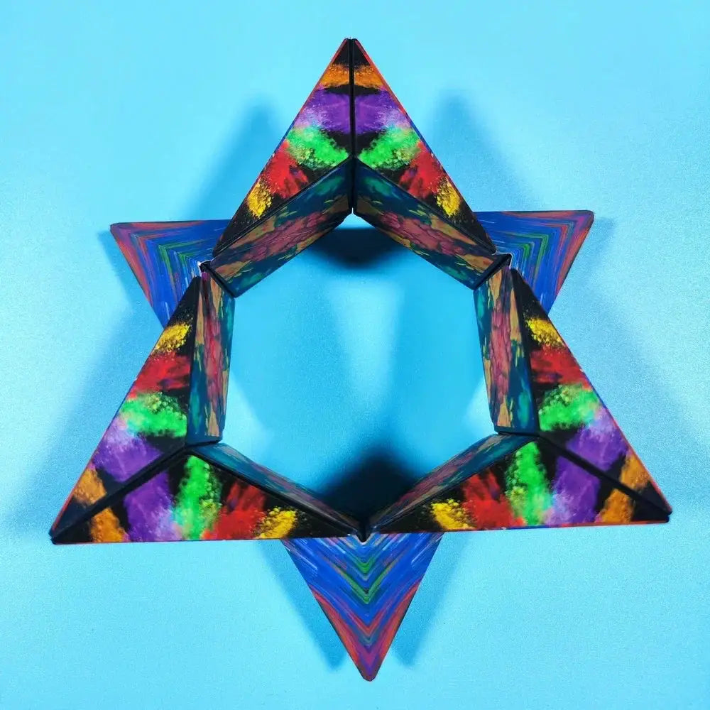 Geometric Magnetic Magic Cube Fidget Toy For Kids Fun - OurLum.com