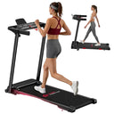 Foldable Home Treadmill With Incline And Handlebar 3HP Quiet LED
