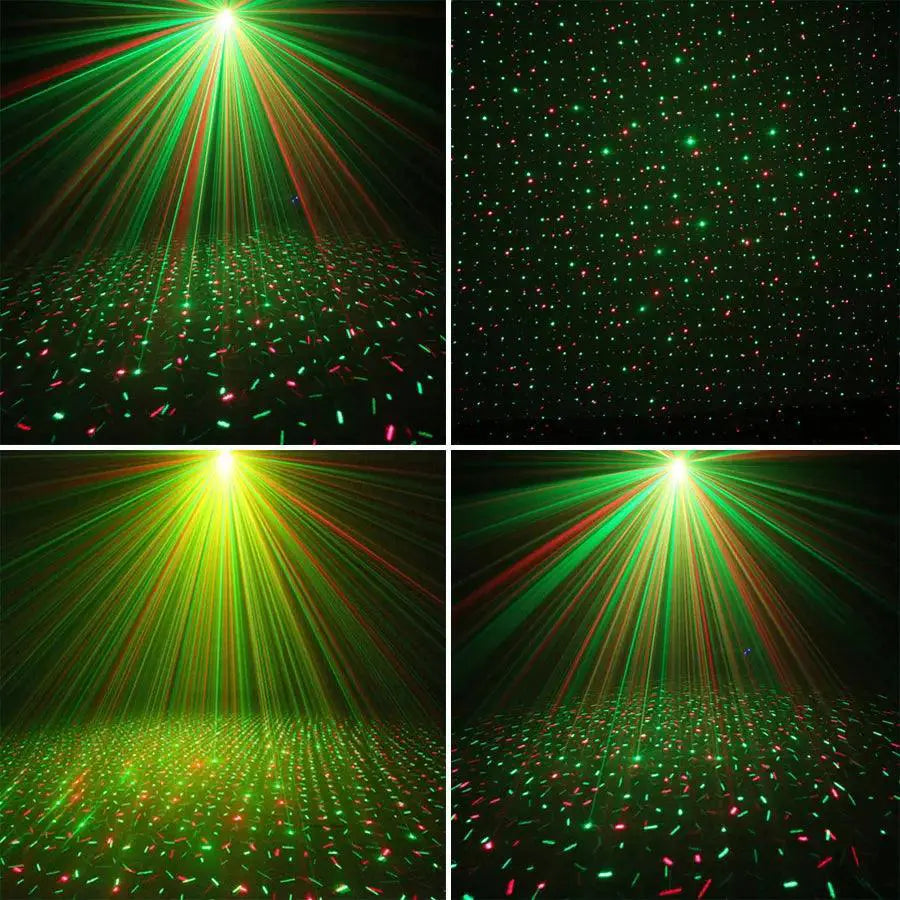 Compact 2in1 RG Laser Projector For DJ Parties Light