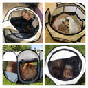 Portable Pet Tent House Lightweight Oxford Outdoor Playpen