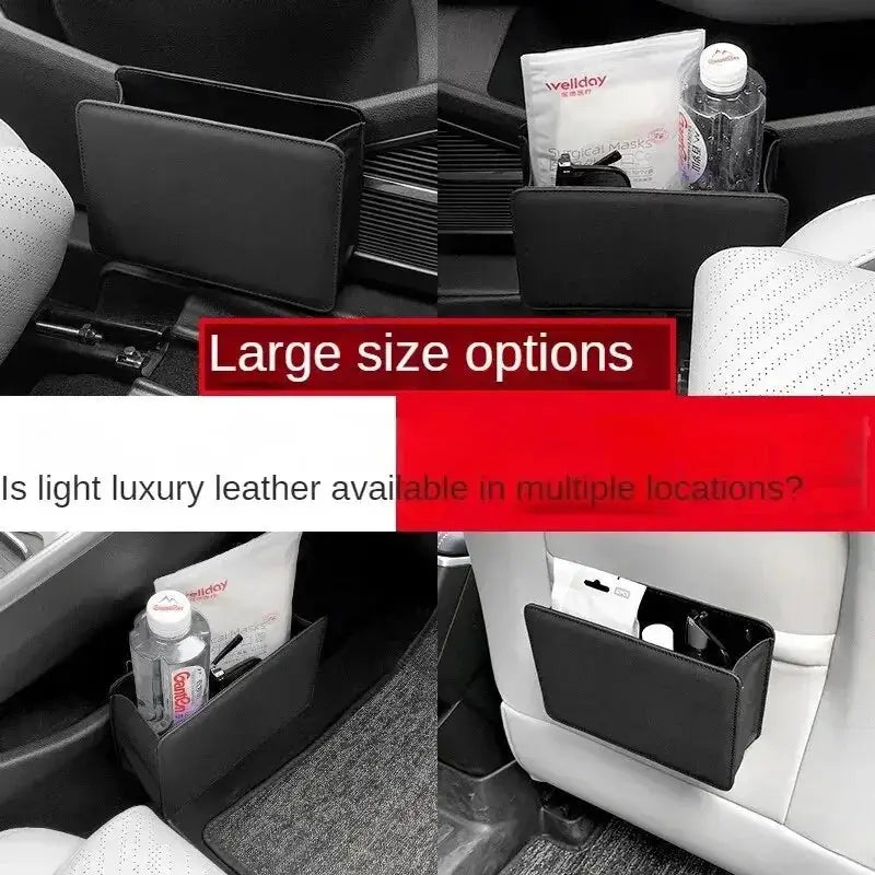 Car Trash Can Door Storage Box Foldable Hanging Bag