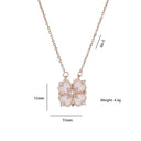 Fashion Retro Lucky Four Leaf Clover Necklace Gift for Women