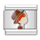 Hapiship Romantic Colour Heart Star Tai Chi Charm Links Bracelet