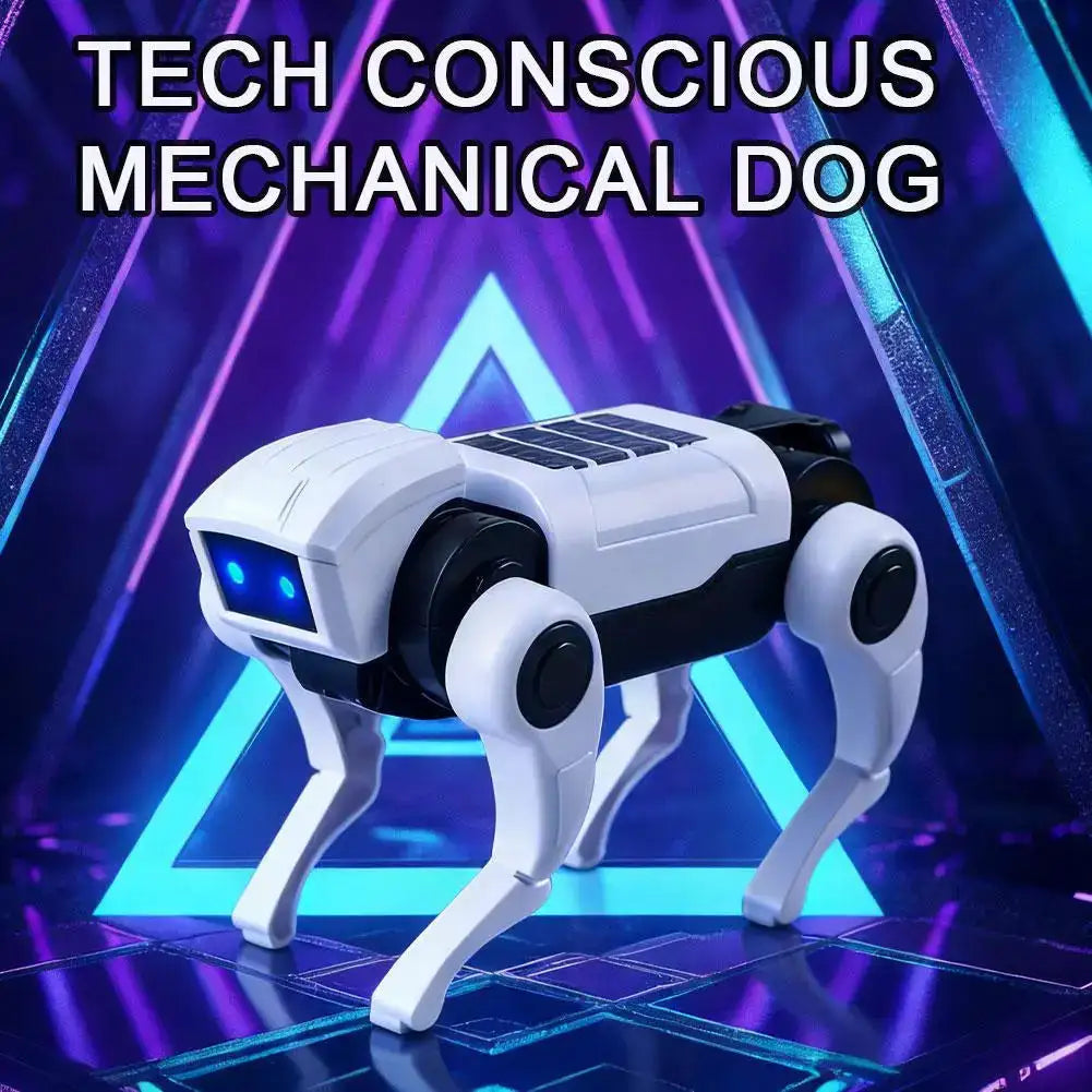DIY Assembly RC Robot Dog Toy Remote Control Mechanical Robot Kit Science Teaching Model Electric Set Gift For Boys Kids