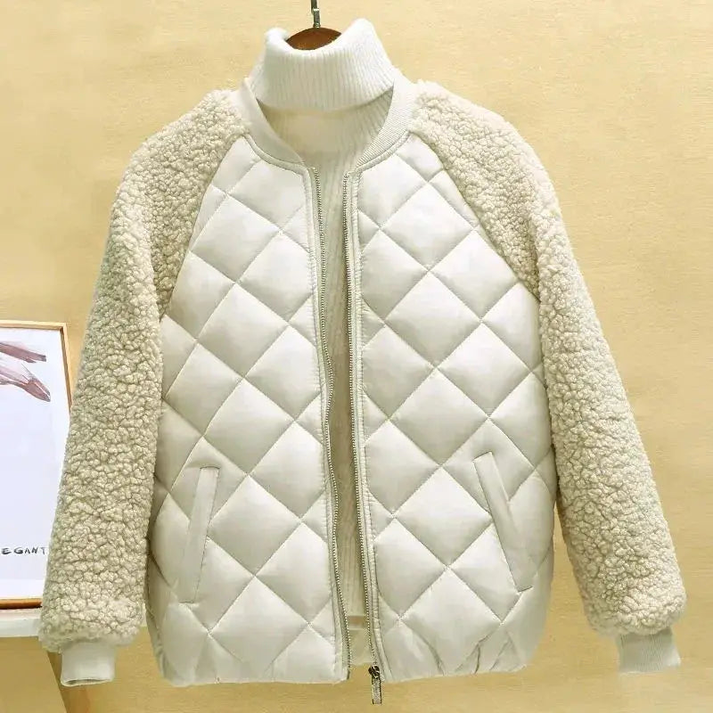 Thin Light Down Cotton Jacket For Women Short Coat Winter