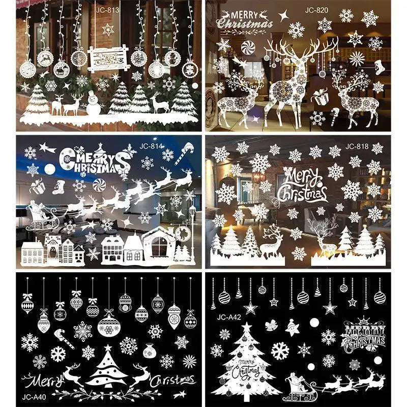 Multilingual Holiday Window Stickers For Year Round Cheer