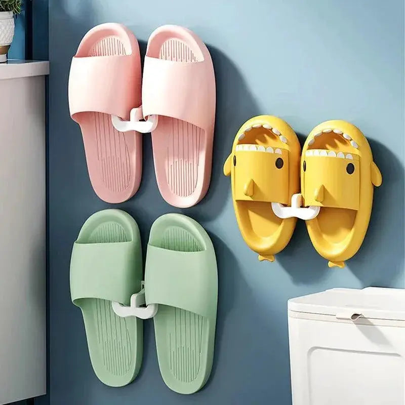 Slippers Wall Mount Organizer Space Saving Shoe Storage