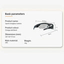 1080P Mini Camera Smart Glasses for Cycling and Outdoor Recording