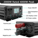 Premium Portable DC To AC Inverter