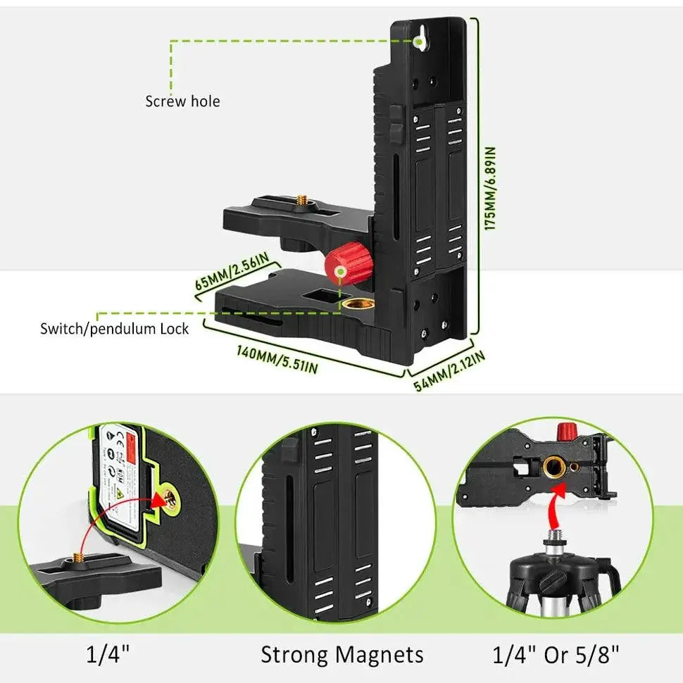 Universal Magnetic L Bracket Laser Level Holder