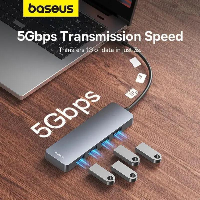 USB Hub 4 Port High Speed Data Transfer For Desktop PC