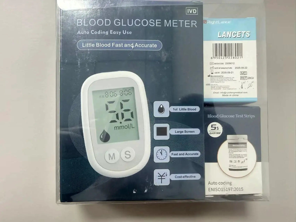 Premium Blood Glucose Meter Kit Diabetes Monitor Medical — product view 8