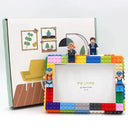 DIY Colorful Building Blocks Photo Frame