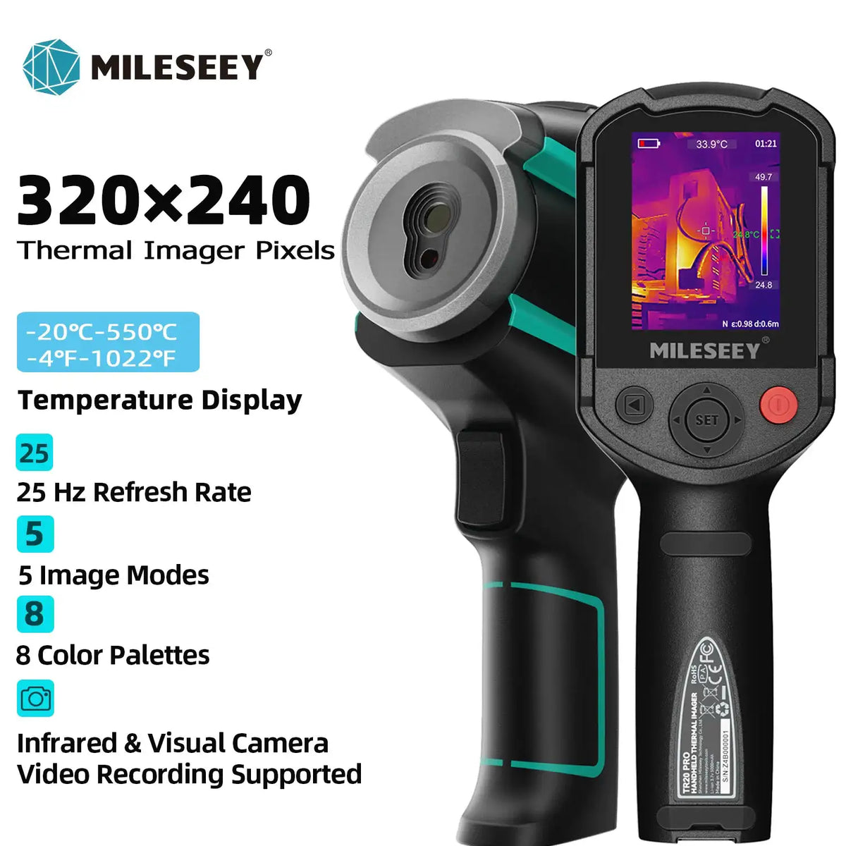 MILESEEY TR256E and TR256B Thermal Imager — product view 1
