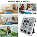 Indoor Digital Thermometer - Live Temp Monitoring