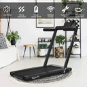 2 In 1 Portable Treadmill And Walking Pad Home Office Stay Fit