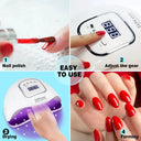 Fast Gel Nail Lamp for Home Manicures