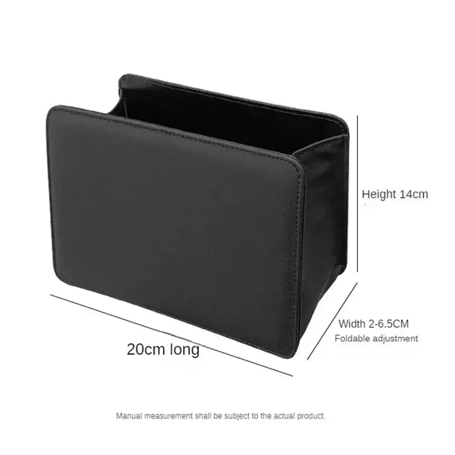 Car Trash Can Door Storage Box Foldable Hanging Bag