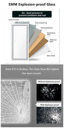 LUVODI Dual Lights Crystal Clear LED Bathroom Mirror 28 Inch