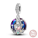 Sterling Silver Blue Crystal Life