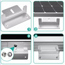 32pc Aluminum Solar Mount Kit