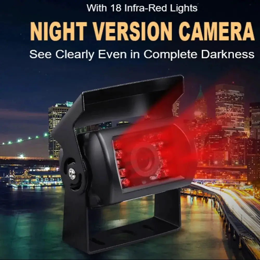 Parking Reverse CCD Rear View Backup Camera 24V IR Night Vision - stepyours.com