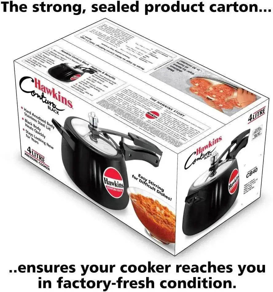 Pressure Cooker 3L Hard Anodised For Efficient Cooking