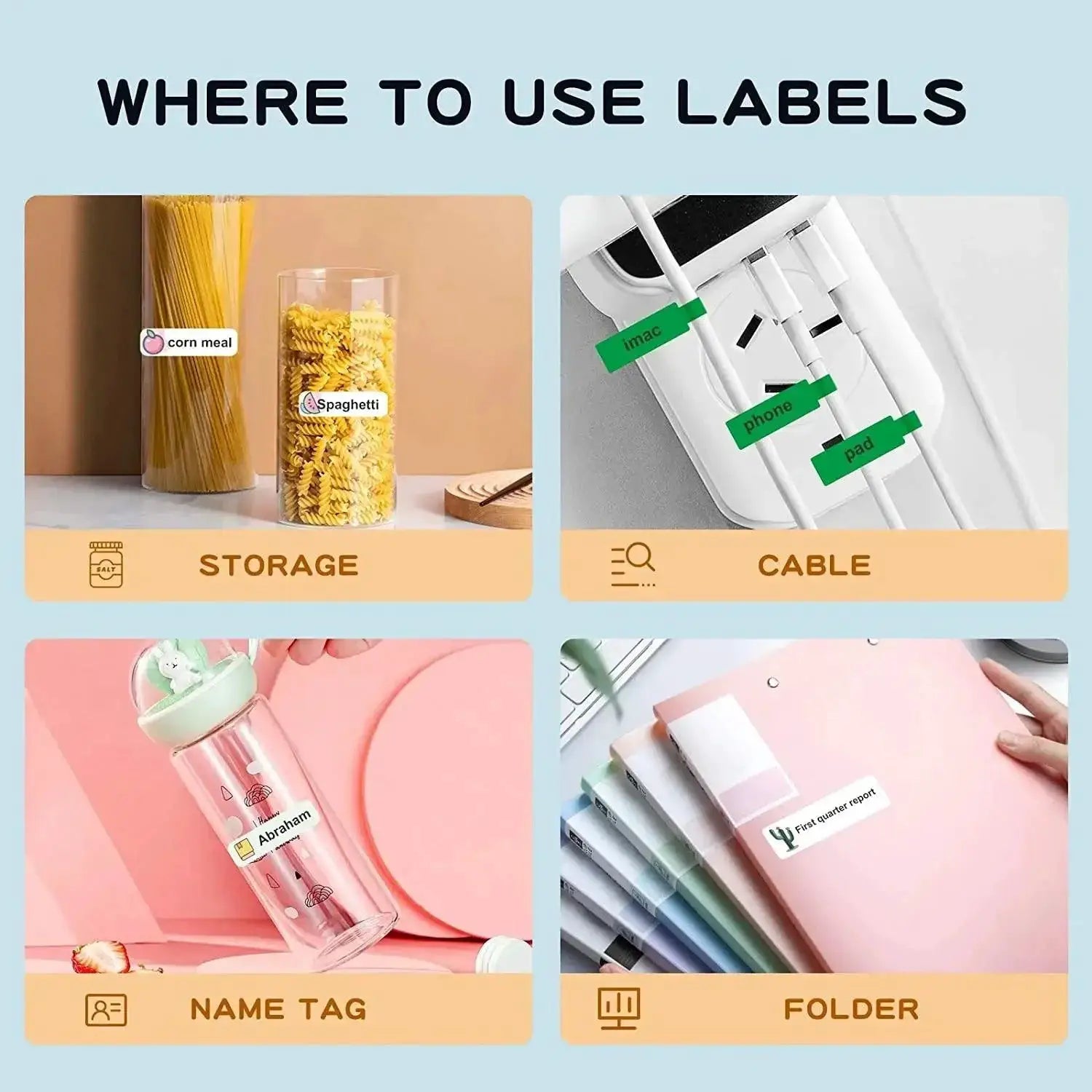 Niimbot Premium Waterproof Label Stickers For Label Printer