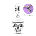 Sterling Silver Charm Beads Bracelet