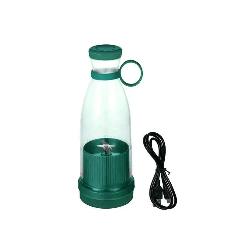 Rechargeable Portable Usb Fruit Juicer Bottle Blue Pink