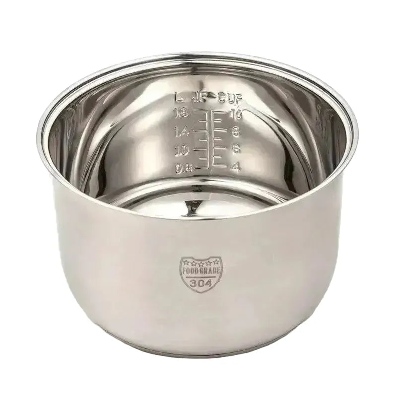 Rice Cooker Pot Replacement 304 Stainless Steel Nonstick 5L