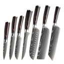 Sharp Santoku Knife Set for Home Cooks