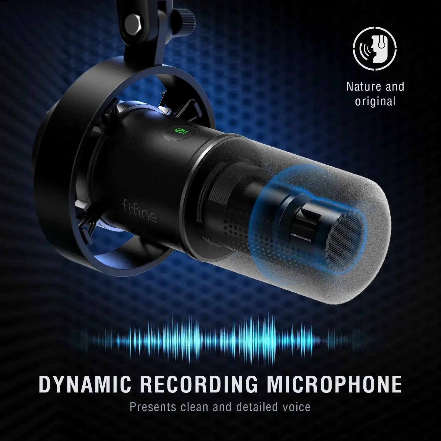 K688W Dynamic USB XLR Studio Microphone for Streaming
