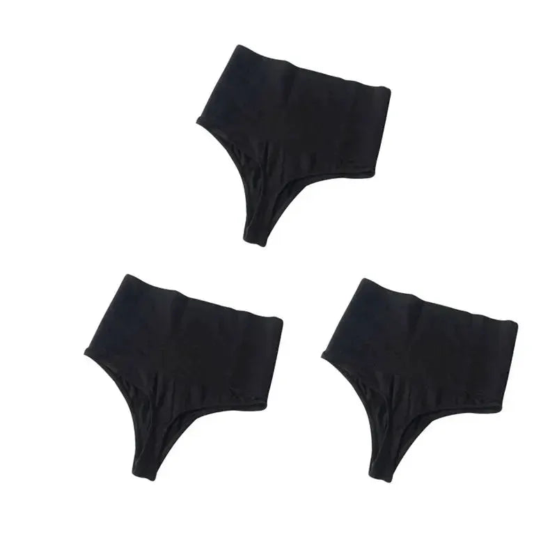 Women Tummy Control 3 Piece Waist Trainer Shapewear Briefs