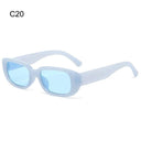 Retro 90's Rectangle Sunglasses with UV400 Protection Style