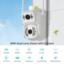 ZRHUNTER Smart PTZ CCTV Camera with AI Detection Night Vision