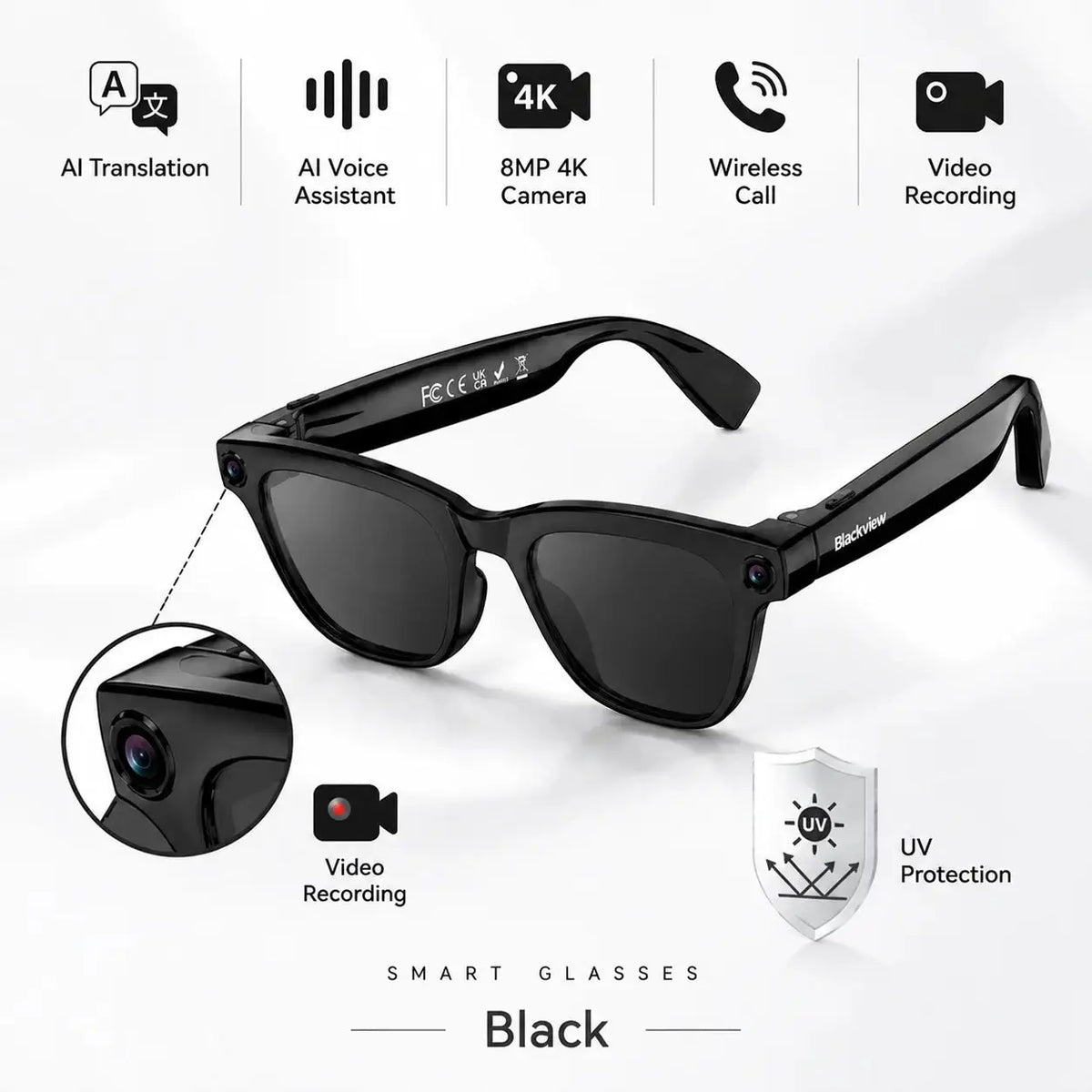 Blackview Ai Glasses Realtime Translation -  product image