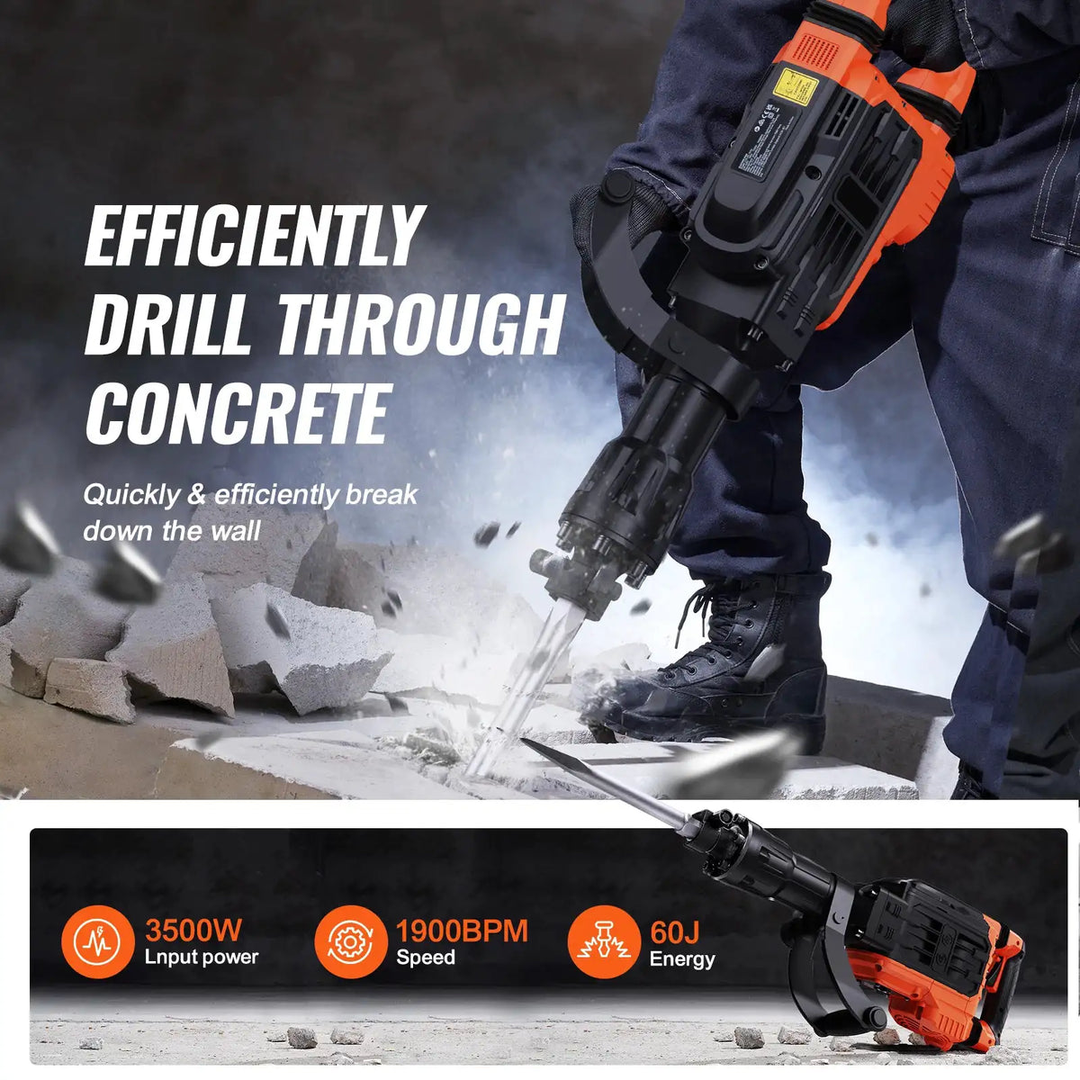 SucceBuy Concrete Breaker — product image 2