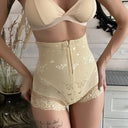 Sexy Lace Body Shaper Panties with Zipper Slimming Shapewear
