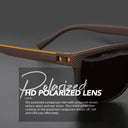 Square Polarized Sunglasses - Reliable UV Guard.