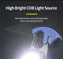 Compact Multi Function Keychain Flashlight With 7 Modes