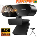 4K Autofocus Webcam - Crisp Clear Video Calls