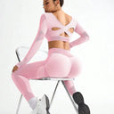 Breathable Seamless Yoga Set Women Quick Dry