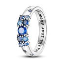 Sterling Silver Ring Sparking Zirconium
