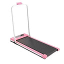 Pink Under Desk Curved Foldable Treadmill With LED Display